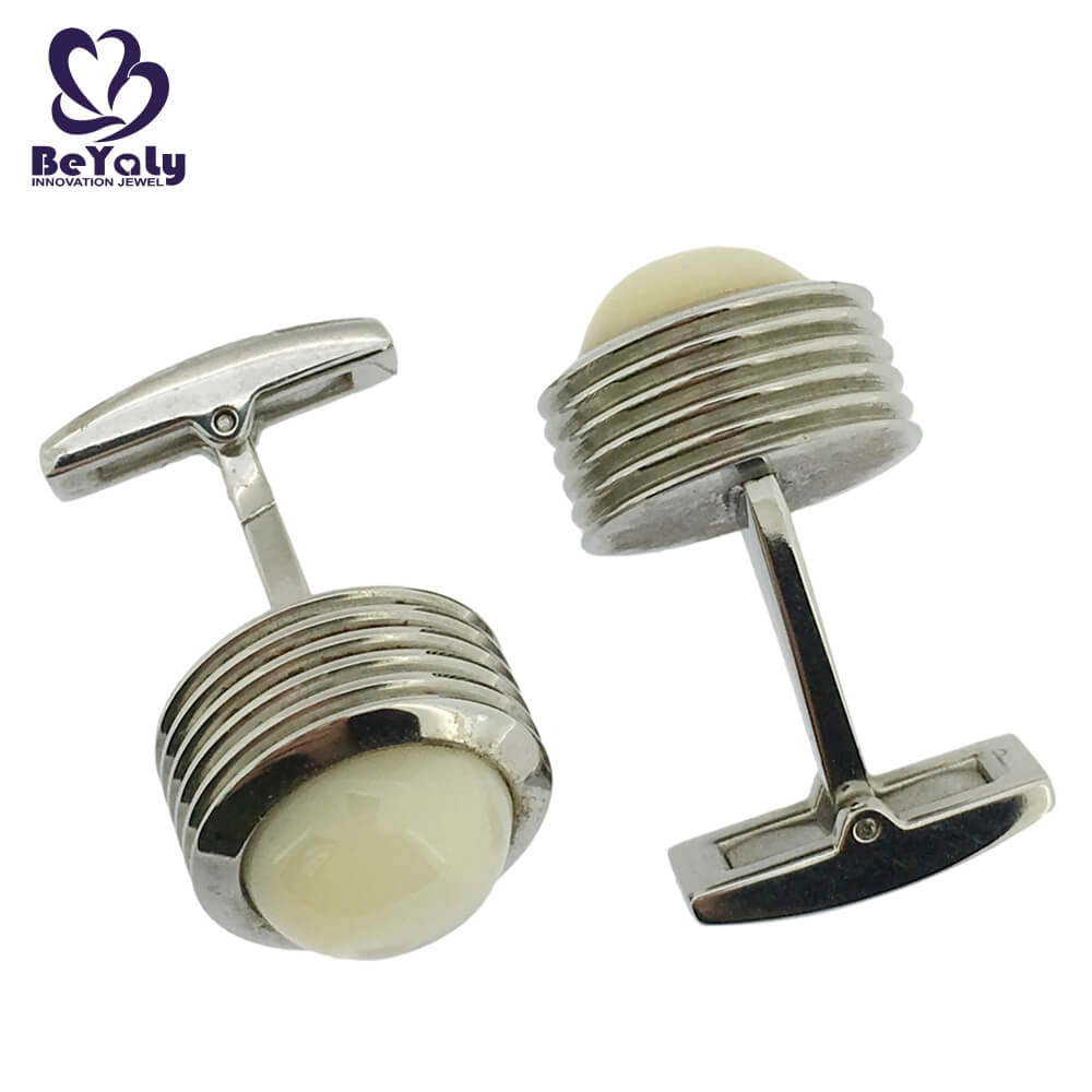 BEYALY stripe custom cuff link factory for party-custom silver jewelry, custom jewelry manufacturers