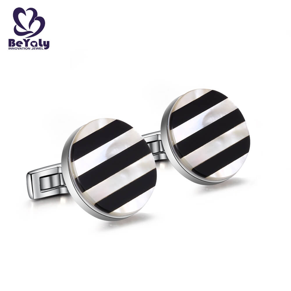 BEYALY customize cuff links for business for engagement-fashion jewelry wholesale-circle earring-sta