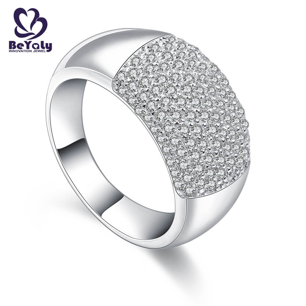 BEYALY promise sterling silver cubic zirconia rings aaa for women-BEYALY-img