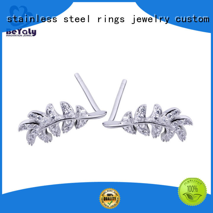 white women jewelry mini diamond hoop earrings BEYALY Brand