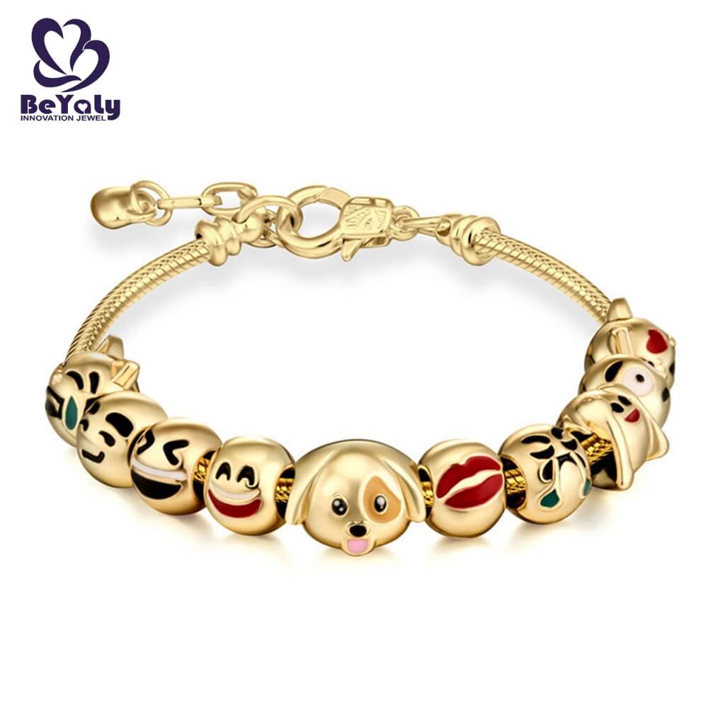 Wind bell colored beads design party jewelry fashion bracelet