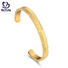 Wholesale gold band bracelet with circles zircon for anniversary celebration