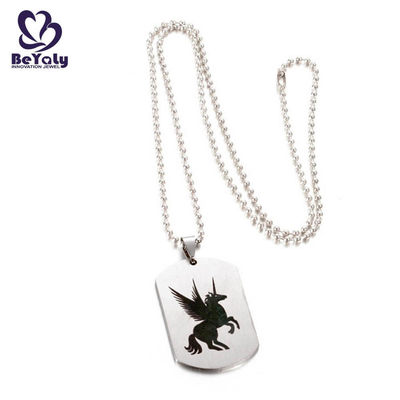 BEYALY letter silver pendant necklaces for business for ladies