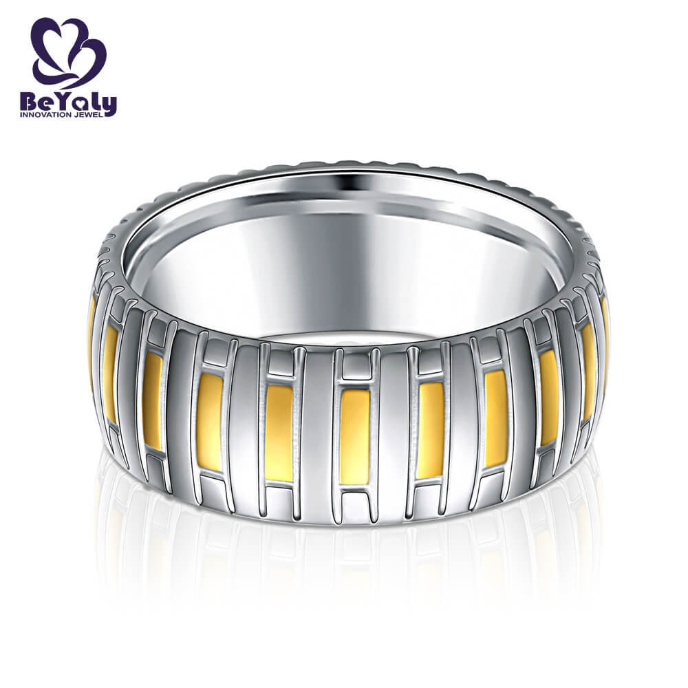product-Hot sell stainless steel tyre ring with gold plated-BEYALY-img-3