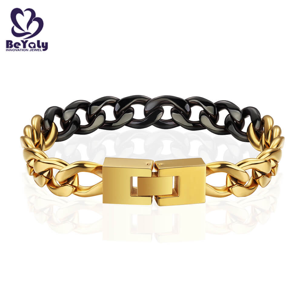 initial cuff bracelet zirconia chain BEYALY Brand company-fashion jewelry wholesale-circle earring-s-1