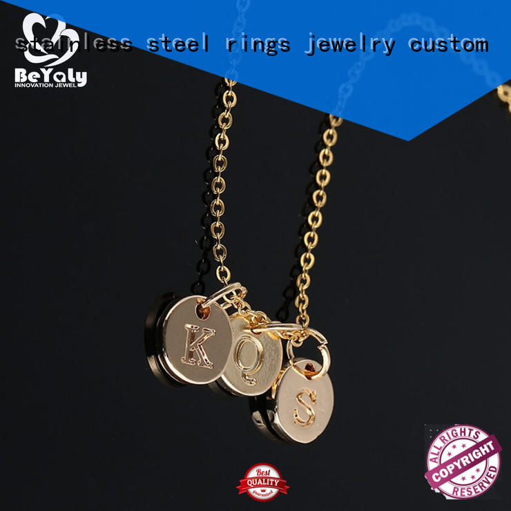 BEYALY jewel pendant necklace letter for girls