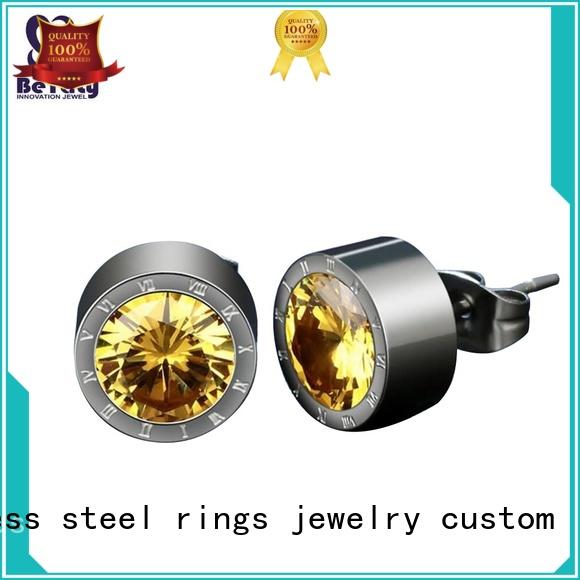 BEYALY rhodium cubic zirconia earrings promotion for advertising promotion