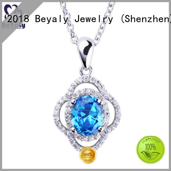 brilliant initial jewelry design for women BEYALY
