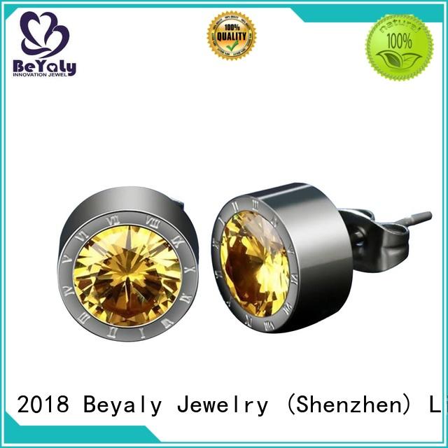 cubic zirconia stud earrings stud for advertising promotion BEYALY