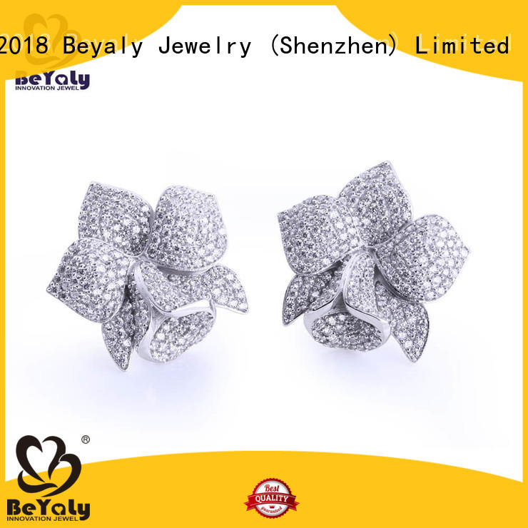 plated zircon earring sets for advertising promotion BEYALY