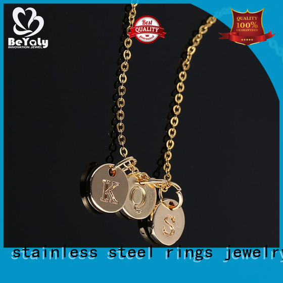 custom dog necklace jewelry Bulk Buy initial BEYALY