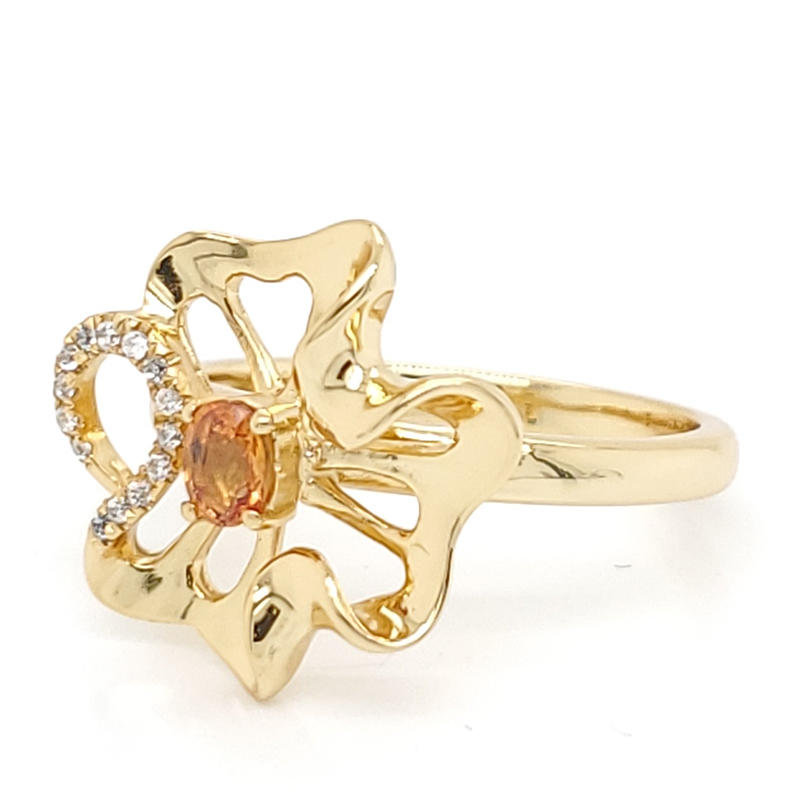 product-24k gold plating flower shape elegant ring-BEYALY-img-3