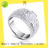 BEYALY zircon initial ring online for daily life