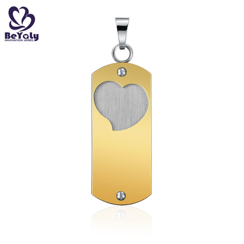 BEYALY custom gold charm heart manufacturers for wife-3