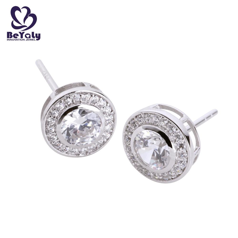 Wholesale jewelry earring small diamond hoop earrings BEYALY Brand