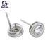 BEYALY New silver circle stud earrings Suppliers for exhibition