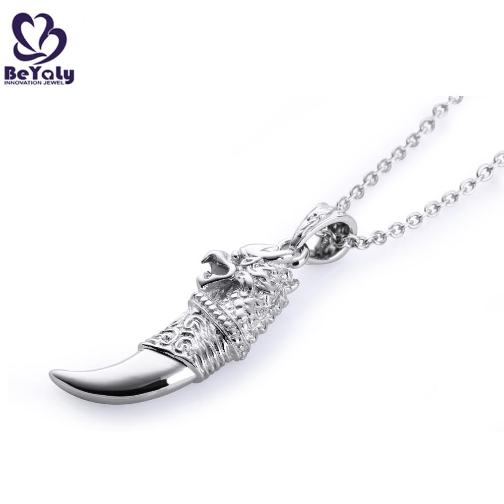 plated letter pendant custom dog necklace BEYALY manufacture
