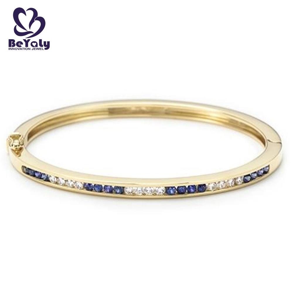 Custom gold bangle with circles two Suppliers for advertising promotion