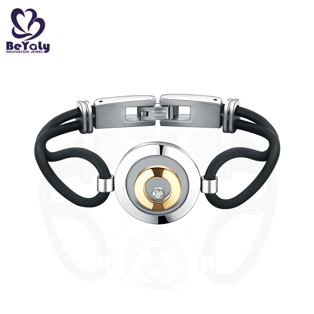 High-quality rose gold bracelets and bangles open factory for business gift-3