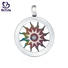 BEYALY stainless silver clover pendant manufacturers for girls