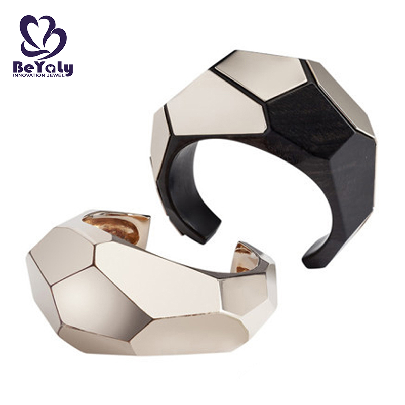 product-Fashion Design White Black Ceramic 925 Sterling Silver Bracelet Bangle-BEYALY-img