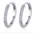 High-quality small silver hoop earrings shape factory for exhibition