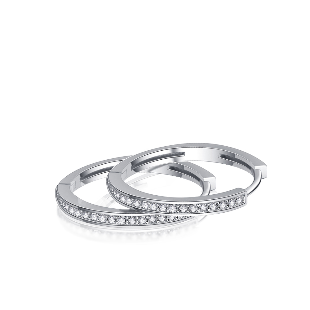 BEYALY fashion cz earring Supply for anniversary celebration-custom silver jewelry, custom jewelry m