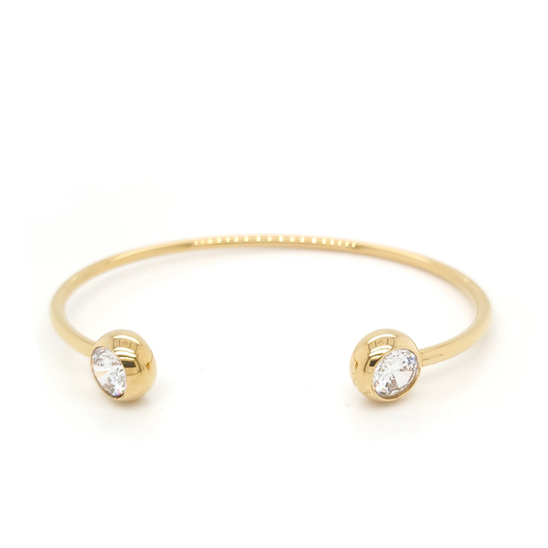 BEYALY screw gold bangle bracelet with circles Supply for advertising promotion-1