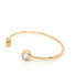 BEYALY screw gold bangle bracelet with circles Supply for advertising promotion