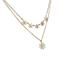 BEYALY silver long gold chain necklace with pendant for wife