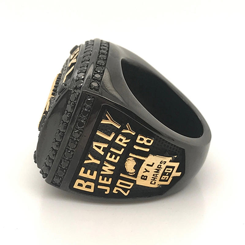 product-BEYALY-Custom made black plating championship ring-img-2