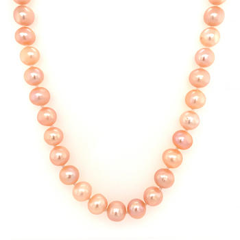 Beautiful pink pearl nacklace charm jewelry for women