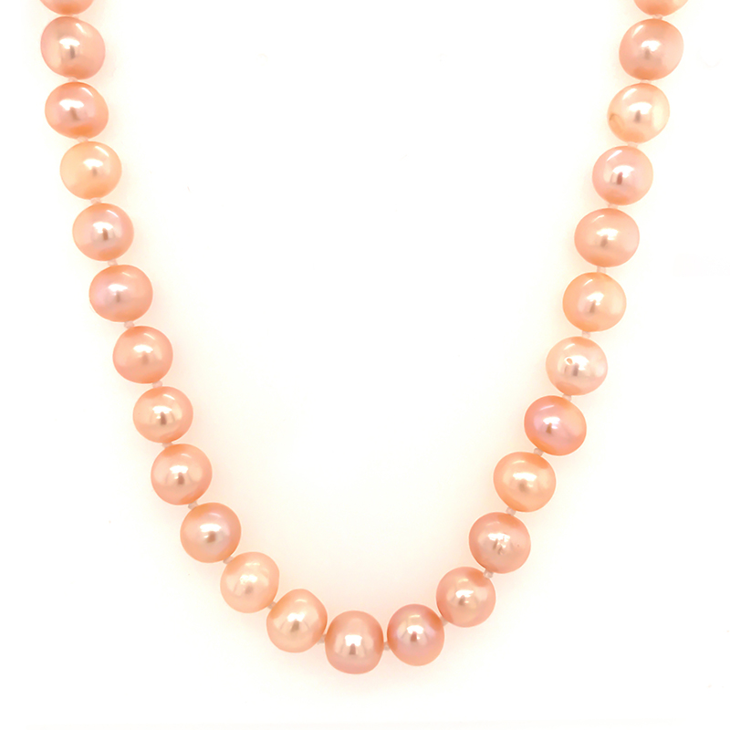 product-Beautiful pink pearl nacklace charm jewelry for women-BEYALY-img