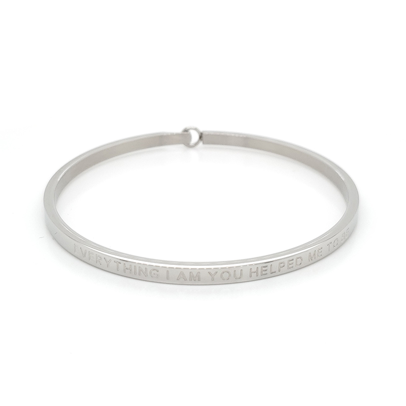 product-Custom made name stainless steel bracelet bangle-BEYALY-img