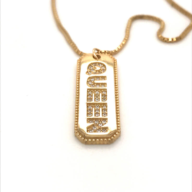 Custom jewelry necklace chain mens company