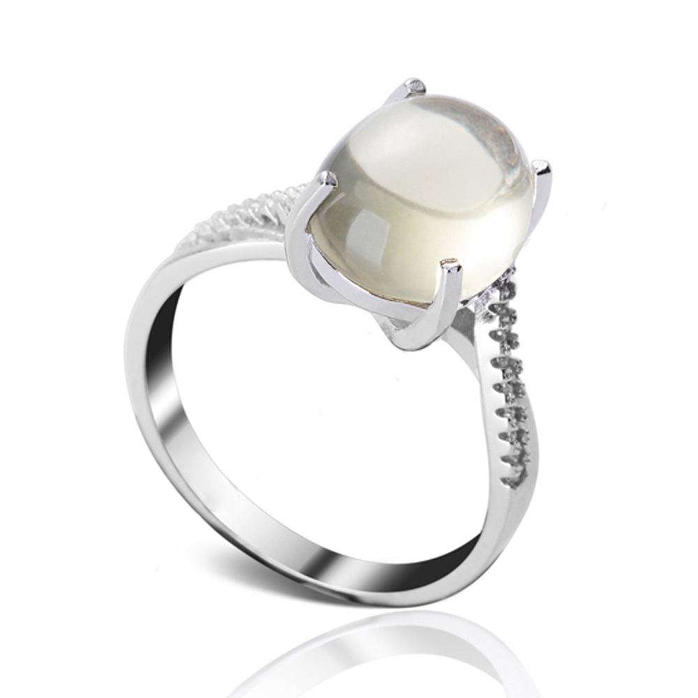 product-Sterling Silver Rhodium Plated Stone Rings-BEYALY-img