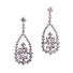 BEYALY flower white gold and diamond stud earrings for women