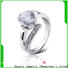 BEYALY promise biggest solitaire diamond ring for business for women