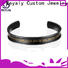 New thin silver bracelets with charms colored Supply for advertising promotion
