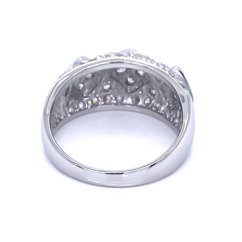 product-BEYALY-latest design diamond shape ladies white gold plated finger rings jewelry-img-2