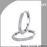 BEYALY small white gold diamond earrings prices manufacturers for anniversary celebration