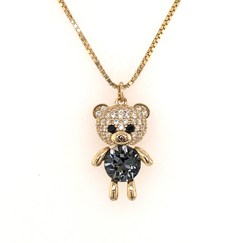 fashion jewelry necklace 2019 wholesale gold filled jewelry silver animal pendant
