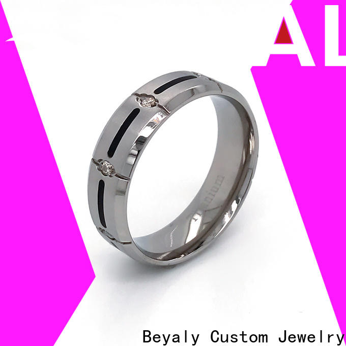 customized good size wedding band roman for business for daily life
