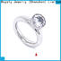 BEYALY customized sterling silver cubic zirconia rings Suppliers for wedding