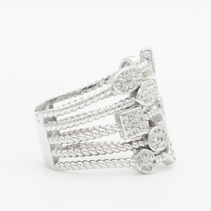 product-BEYALY-Fashion women engagement jewelry silver multi layer Ring-img-2