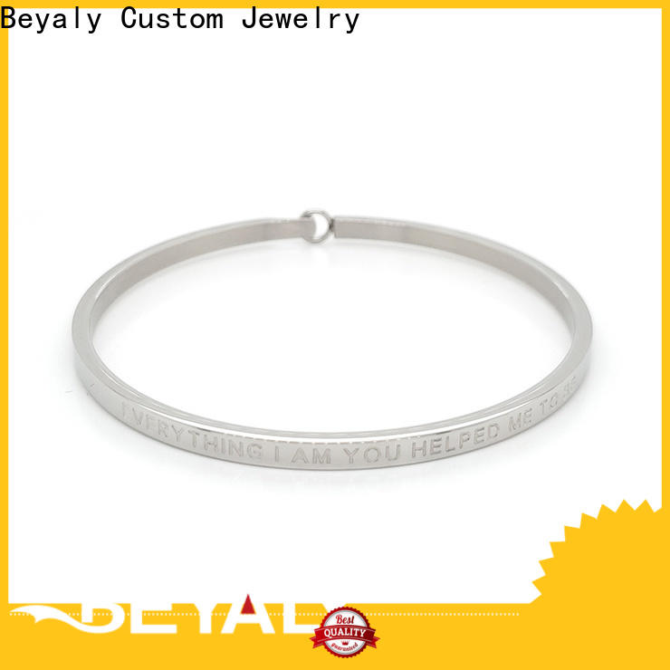 BEYALY Latest gold friendship bangle Suppliers for ceremony