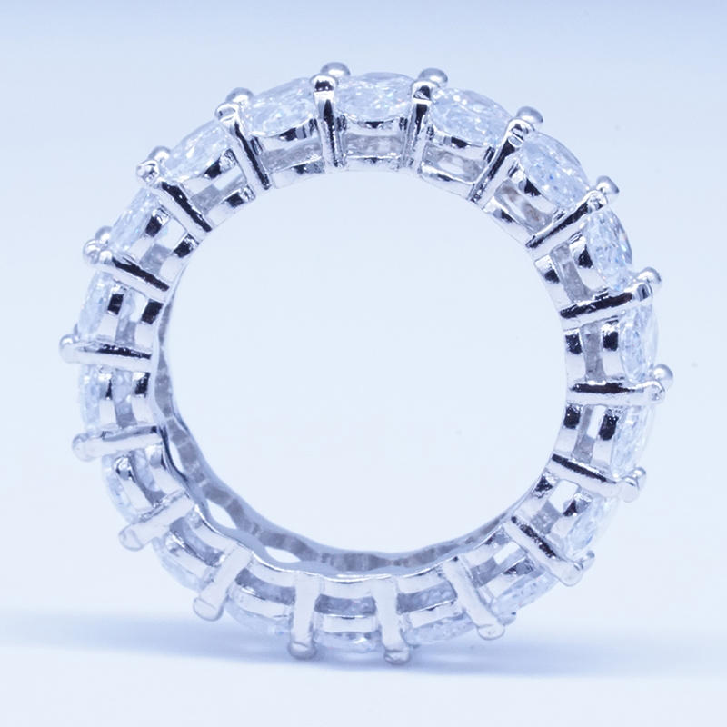 product-BEYALY-Beyaly Jewelry | Oval shape full pave zircon gemstone ring-img-2