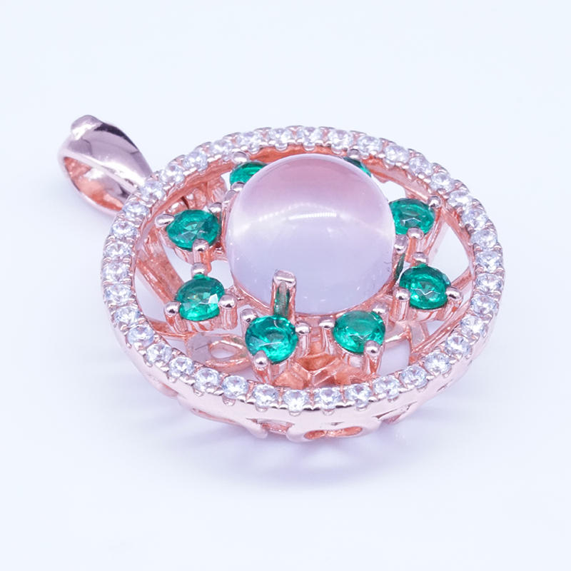 product-Custom made rose gold plating ring pendant-BEYALY-img-3