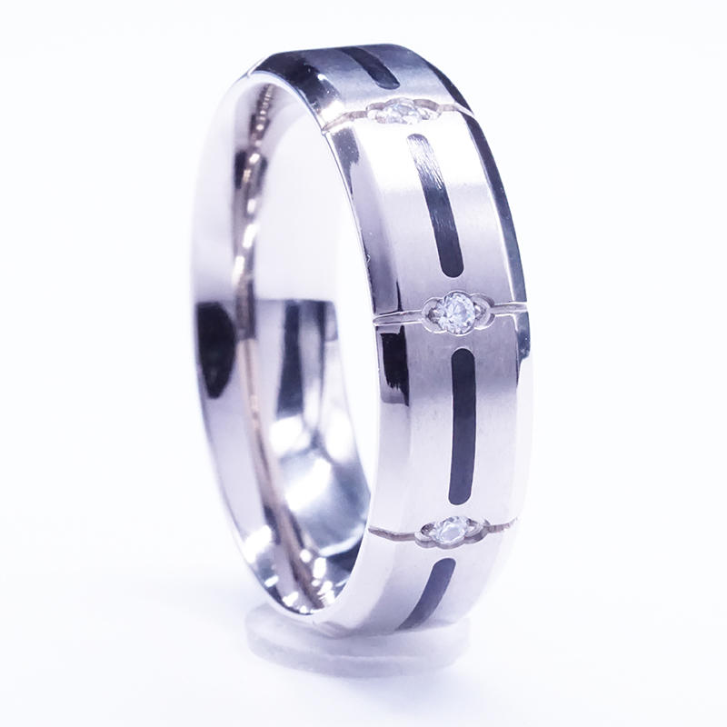 Pure Titanium Ring with Texture on Surface