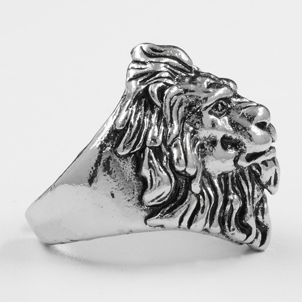 product-BEYALY-Antique design stainless steel exaggerate lion ring-img-2